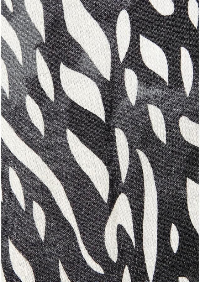 Lascana Maxi-jurk met zijsplit jerseyjurk in alloverprint