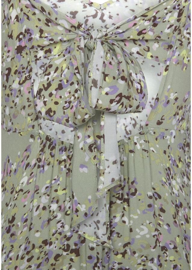 Lascana Maxi-jurk van geweven viscose cut-outs op de rug zomerjurk - Foto 3