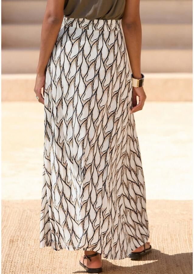 Lascana Maxirok met split zomerrok alloverprint - Foto 2