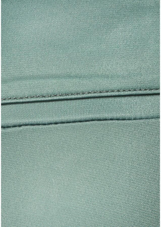 Lascana Midi-jurk met decoratieve gespen en goudkleurige sierknopen strijkvrij