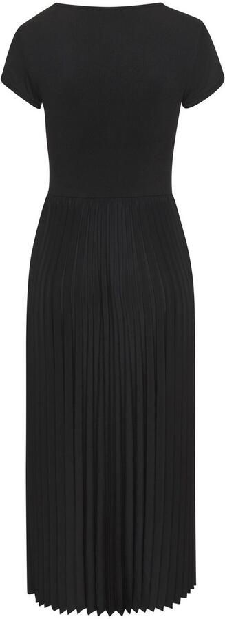 Lascana Midi-jurk met plissé rokdeel basic modieus - Foto 4