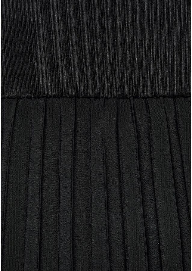 Lascana Midi-jurk met plissé rokdeel basic modieus