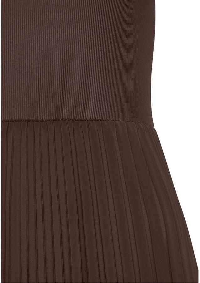 Lascana Midi-jurk met plissé rokdeel basic modieus - Foto 4
