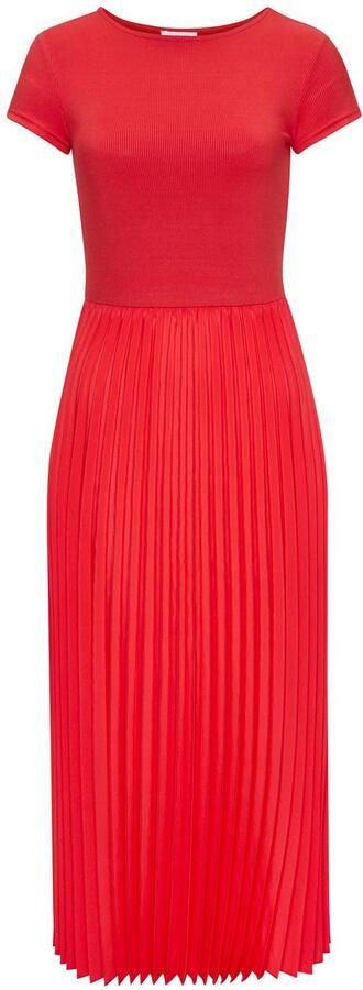 Lascana Midi-jurk met plissé rokdeel basic modieus - Foto 4