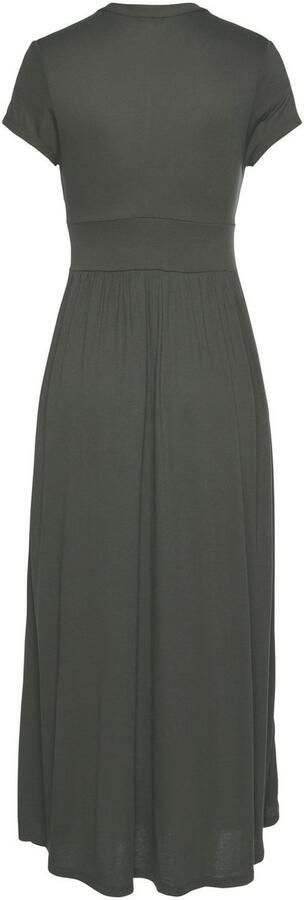 Lascana Midi-jurk met ritssluiting bij de hals nauwsluitend sportief en elegant - Foto 5