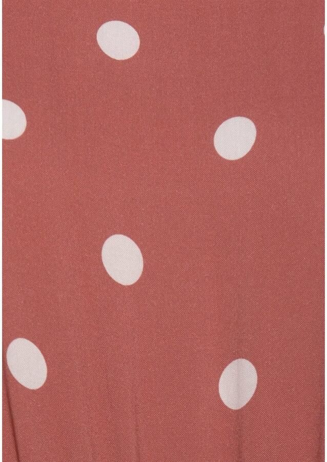 Lascana Midi-jurk met stippenprint en zakken zomerjurk (Met riem) - Foto 2