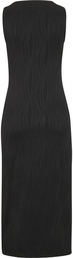 Lascana Midi-jurk met structuurpatroon strakke jurk figuurvolgend - Foto 3