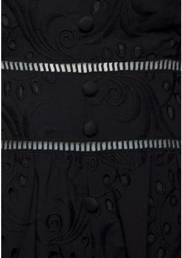 Lascana Midi-jurk met zomerse gaatjesborduursel - Foto 3