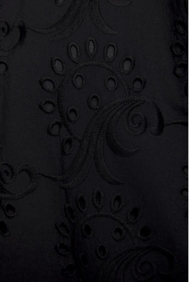 Lascana Midi-jurk met zomerse gaatjesborduursel