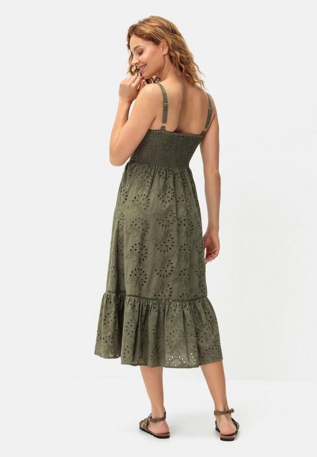 Lascana Midi-jurk met zomerse gaatjesborduursel - Foto 4