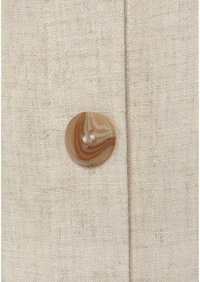 Lascana Midirok met knoopsluiting linnen rok zomerrok