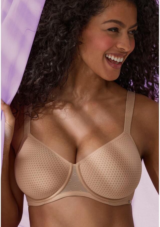 Lascana Minimizer-bh met beugel en cups van gedessineerd spacer-materiaal basic