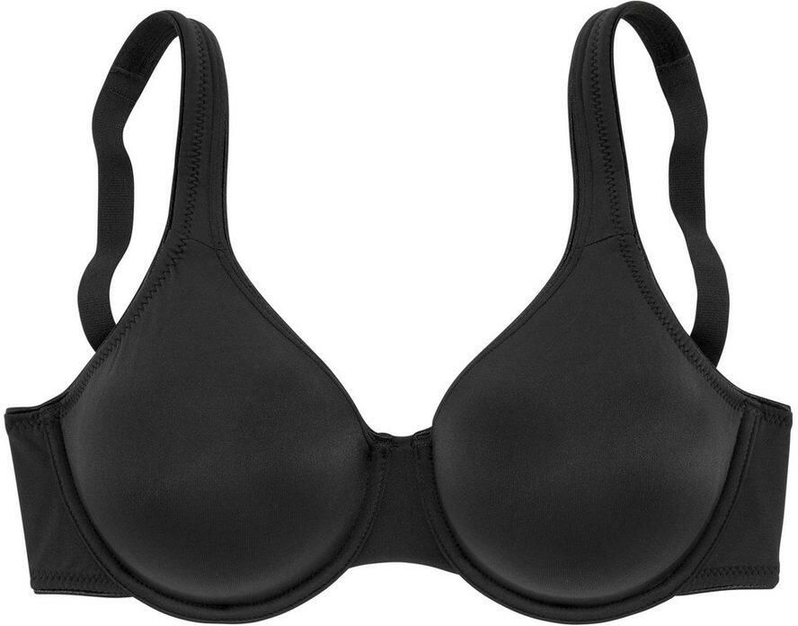 Lascana Minimizer-bh met beugel en naadloze cups van zijdeachtige microvezel basic lingerie - Foto 7