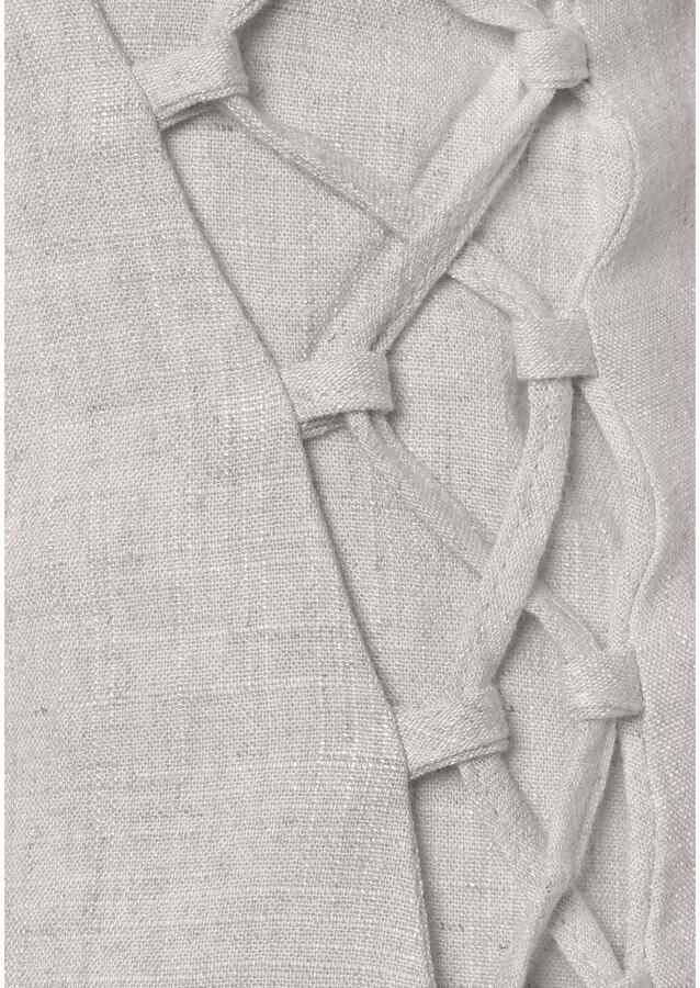 Lascana Minirok met linnen en decoratieve koordsluiting korte linnen rok mini rok - Foto 2