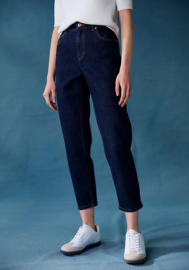 Lascana Mom jeans met hoge taille. elastische denimstof - Foto 4