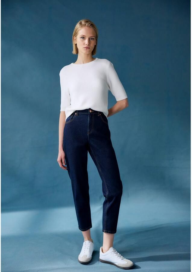 Lascana Mom jeans met hoge taille. elastische denimstof - Foto 2