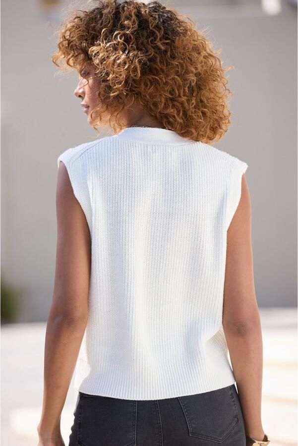 Lascana High-waist jeans met zichtbare knoopsluiting en stretchpercentage skinny high waist - Foto 2