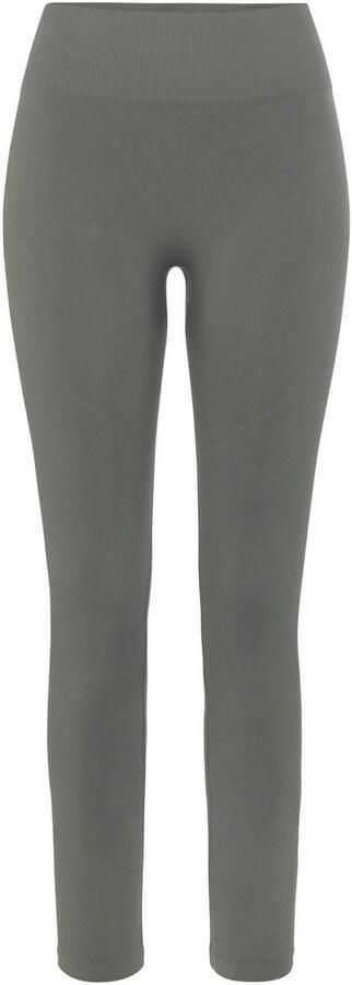 Lascana Naadloze legging Po Push Up met ribstructuur en shaping-effect sportbroek sportleggings - Foto 6