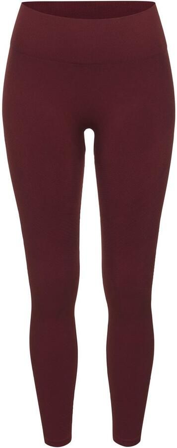 Lascana Naadloze legging Po Push Up met ribstructuur en shaping-effect sportbroek sportleggings - Foto 6