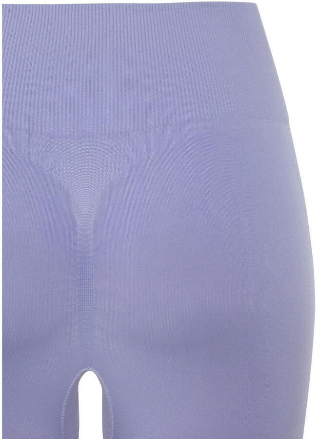 Lascana Naadloze legging Po Push Up met ribstructuur en shaping-effect sportbroek sportleggings