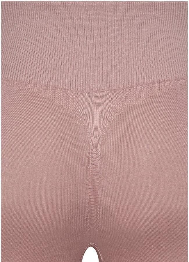 Lascana Naadloze legging Po Push Up met ribstructuur en shaping-effect sportbroek sportleggings