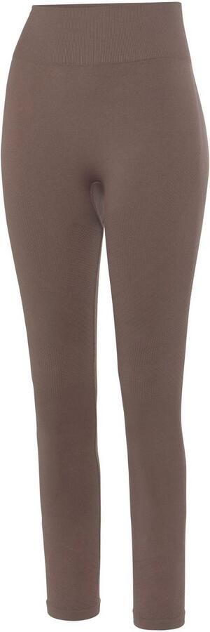 Lascana Naadloze legging Po Push Up met ribstructuur en shaping-effect sportbroek sportleggings - Foto 7