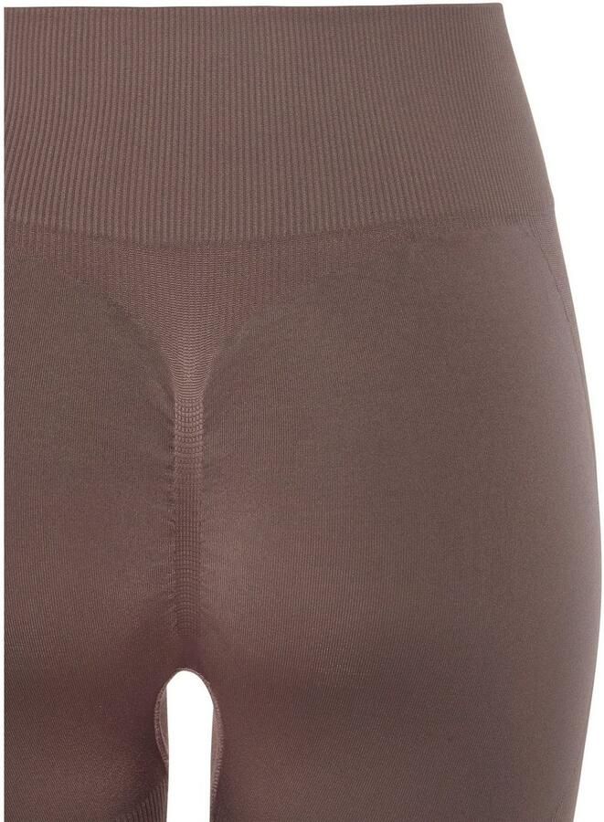 Lascana Naadloze legging Po Push Up met ribstructuur en shaping-effect sportbroek sportleggings