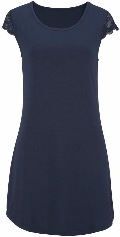 Lascana Nachthemd met kanten mouwen - Foto 4