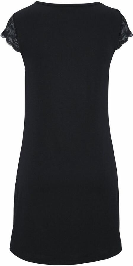 Lascana Nachthemd met kanten mouwen - Foto 4