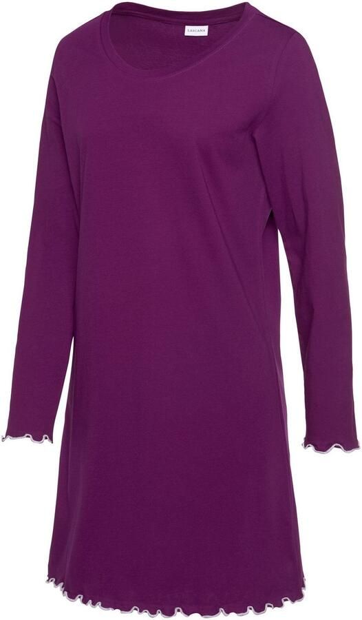 Lascana Nachthemd met schulpzoom - Foto 4