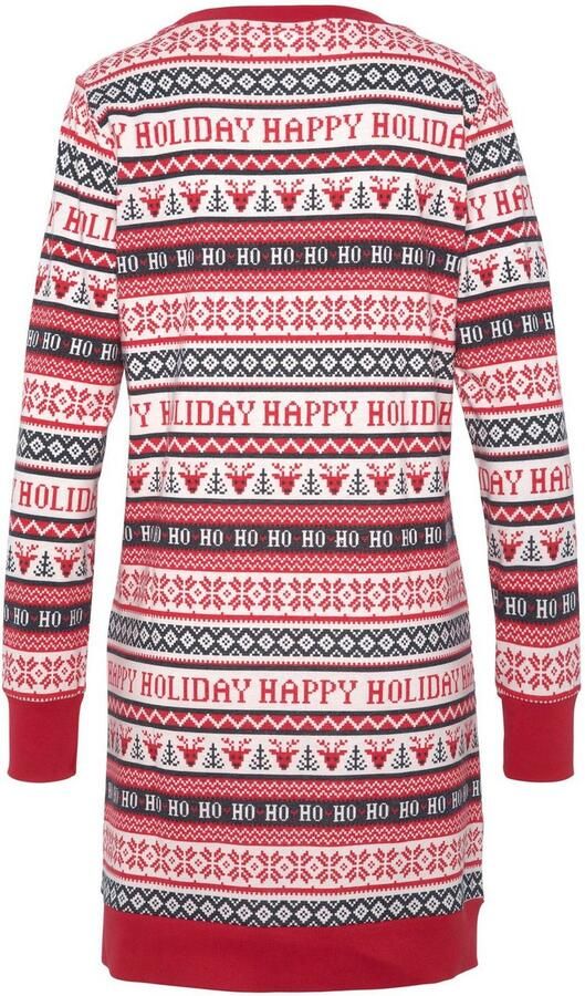 Lascana Nachthemd met winterse print - Foto 3