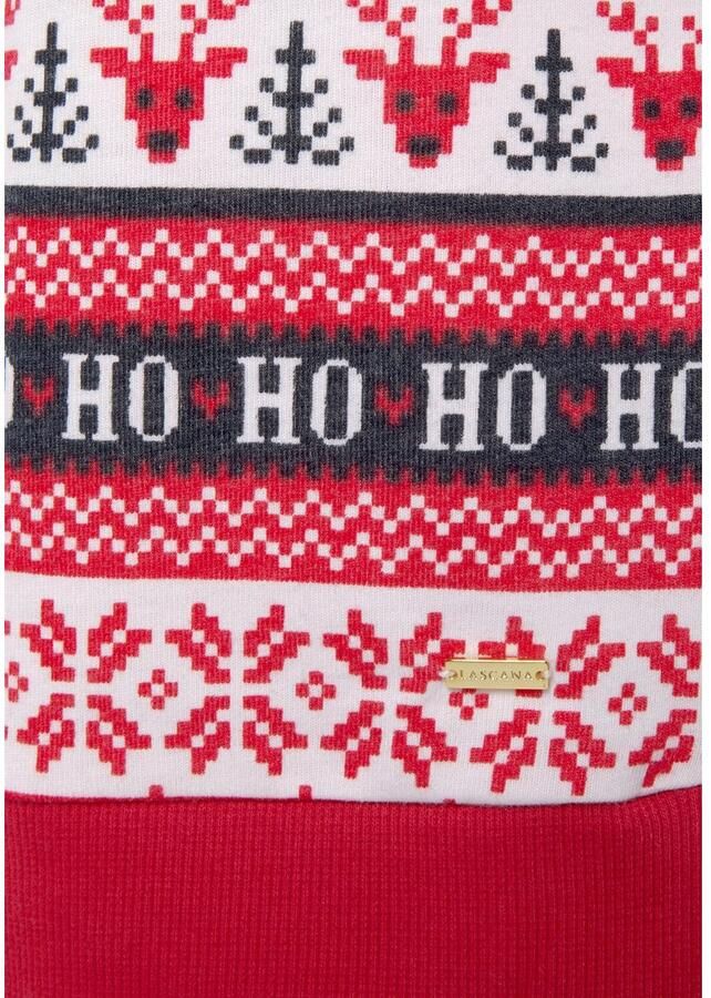 Lascana Nachthemd met winterse print