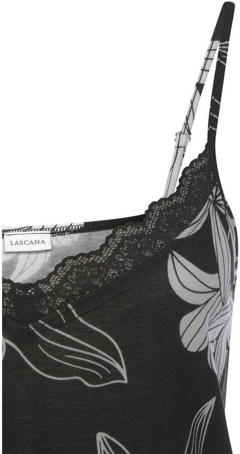 Lascana Negligé met bloemenprint - Foto 3