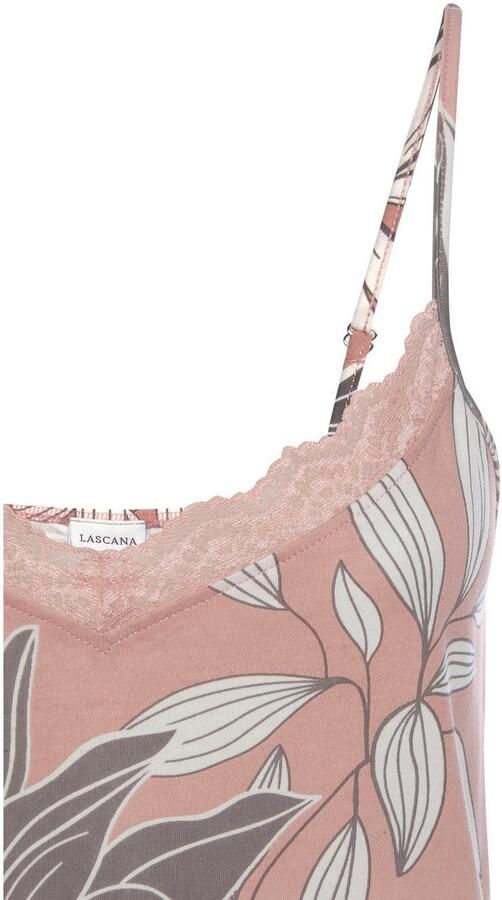 Lascana Negligé met bloemenprint - Foto 3