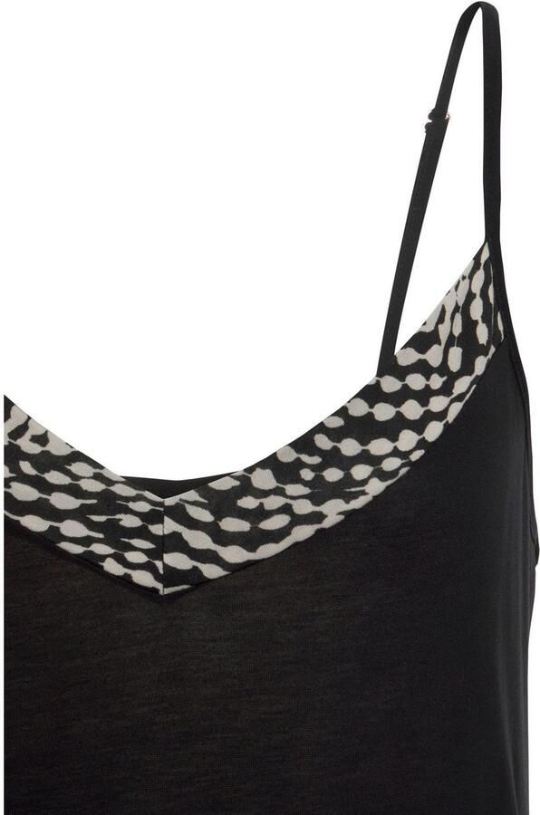 Lascana Negligé met gedessineerde contrastbies (1-delig) - Foto 4