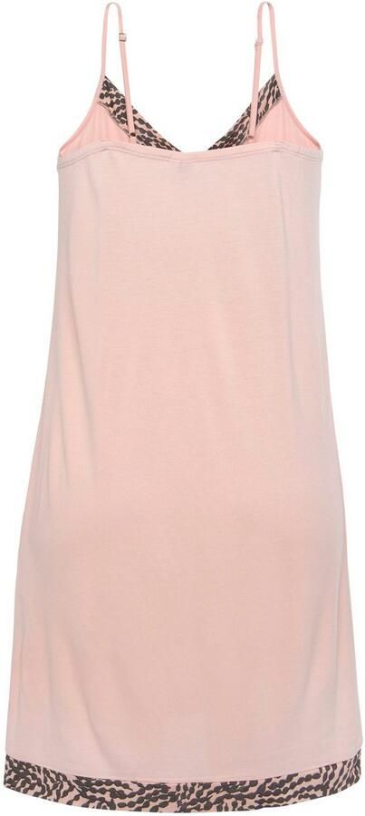 Lascana Negligé met gedessineerde contrastbies (1-delig) - Foto 5