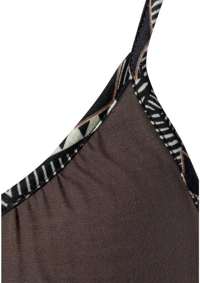 Lascana Negligé met in lengte verstelbare spaghettibandjes