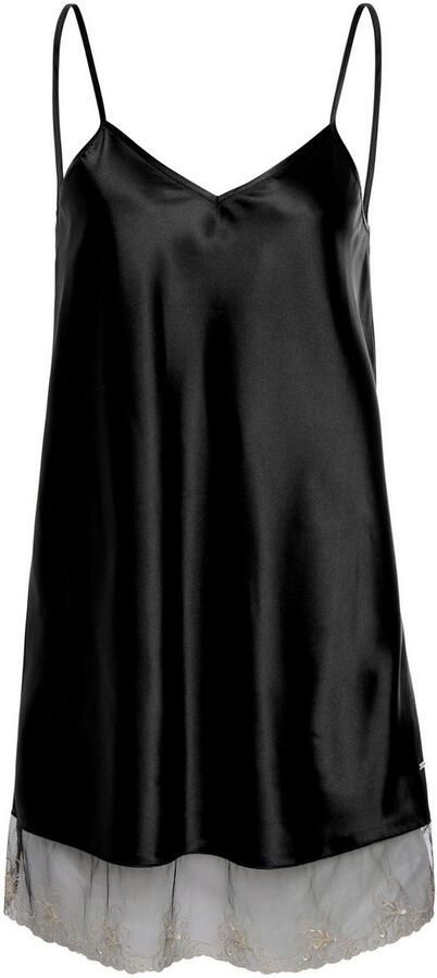 Lascana Negligé met kanten beleg bij de zoom - Foto 2