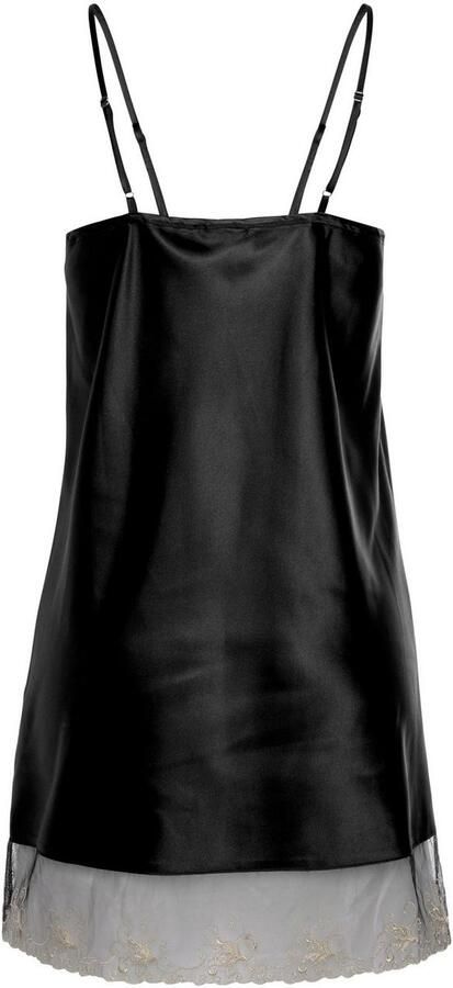 Lascana Negligé met kanten beleg bij de zoom