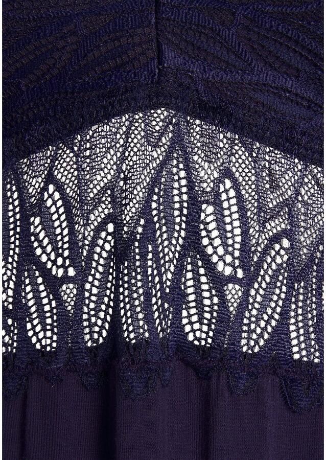 Lascana Negligé met kanten details - Foto 2