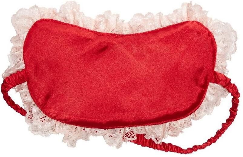 Lascana Negligé met kanten randje en slaapmasker - Foto 4