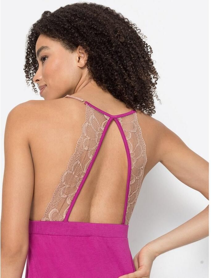 Lascana Negligé met mooie kantdetails