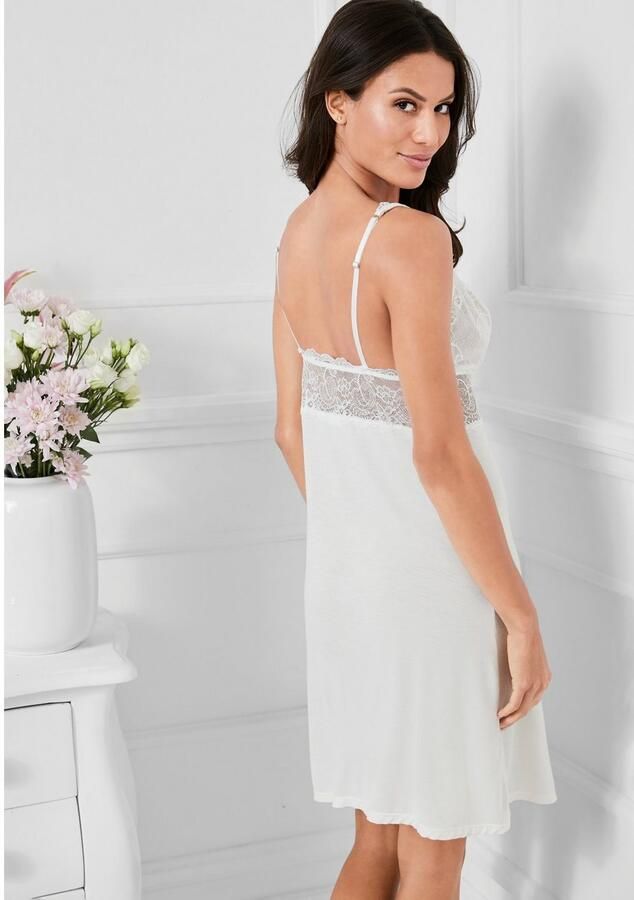 Lascana Negligé met mooie kantdetails - Foto 2