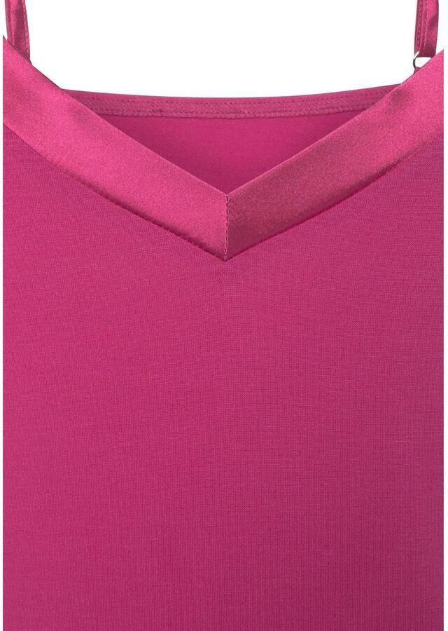 Lascana Negligé met satijndetails - Foto 2