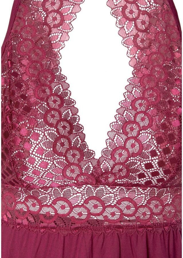 Lascana Negligé met transparante kant - Foto 2