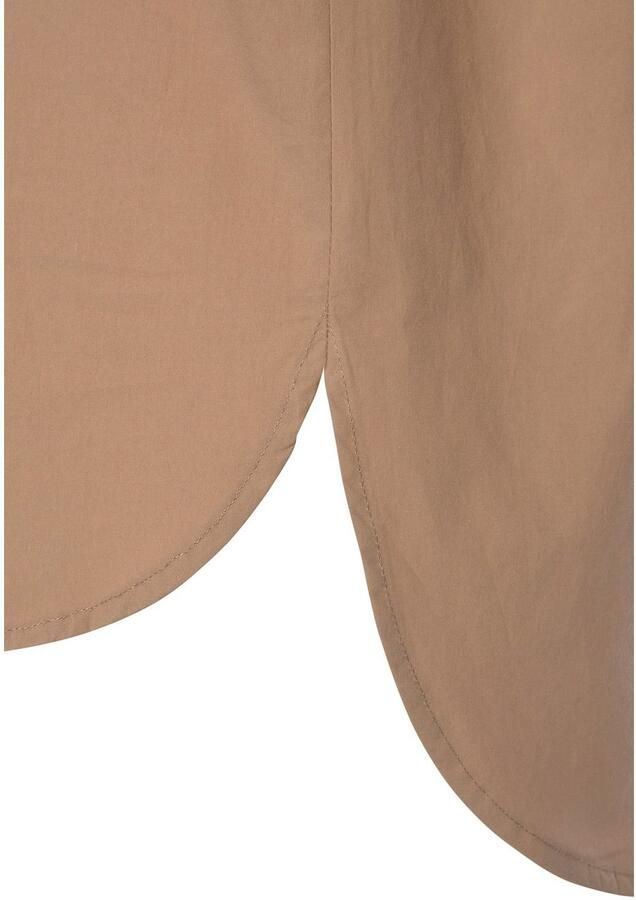 Lascana Overhemdblouse achter langer gesneden damesblouse van katoen klassiek-elegant - Foto 3