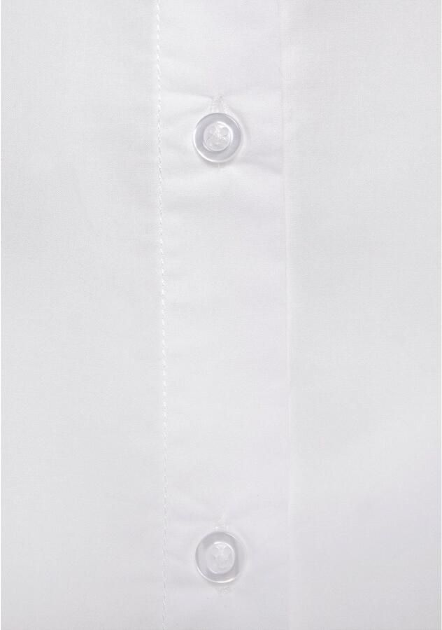 Lascana Overhemdblouse achter langer gesneden damesblouse van katoen klassiek-elegant - Foto 7