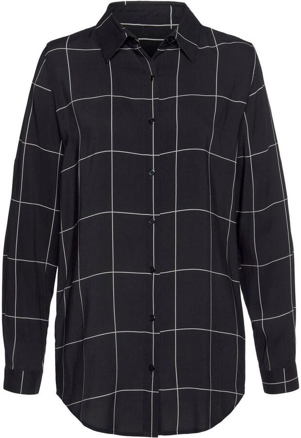 Lascana Overhemdblouse met ruitprint en blazerkraag ruithemd in business-look - Foto 9