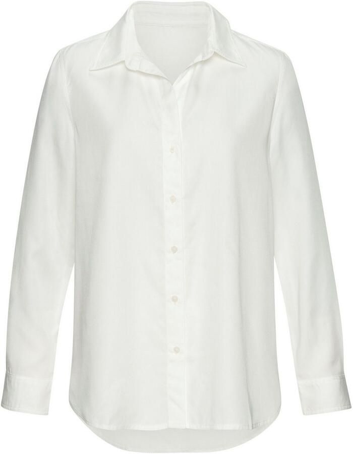 Lascana Overhemdblouse van lyocellkwaliteit