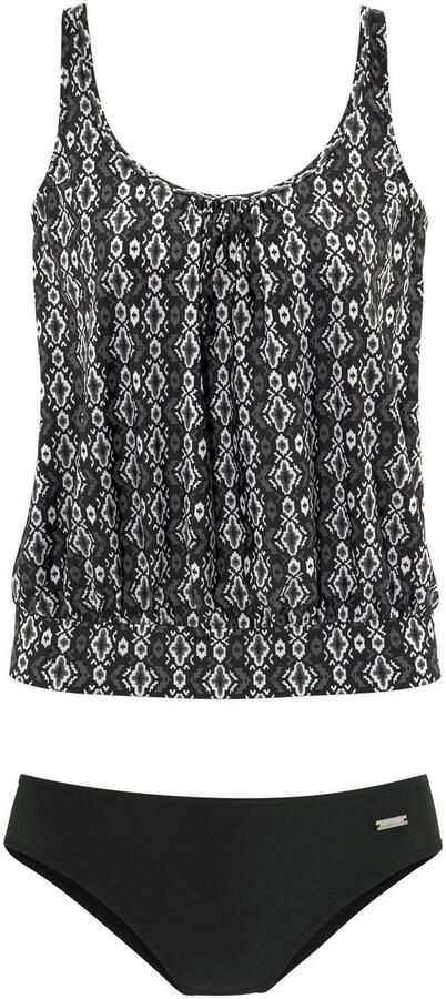 Lascana Oversized tankini buikbedekkende oversized vorm geschikt tot d-cup - Foto 3